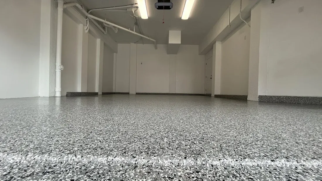 The Coating Crew garage floor project 11