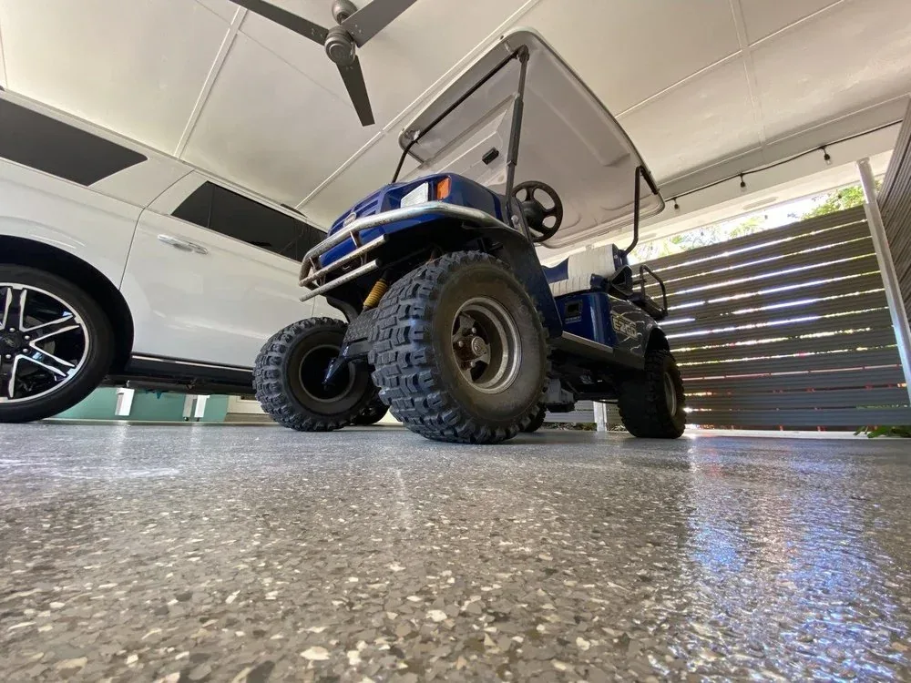 The Coating Crew garage floor project 6